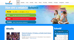 Desktop Screenshot of ddmbohumin.cz