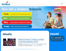 Tablet Screenshot of ddmbohumin.cz